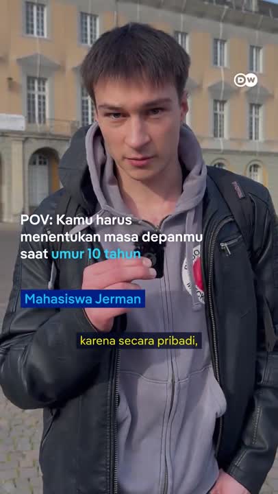Cuma Di Jerman: Umur 10 Tahun Sudah Harus Pilih Jalan Hidup?