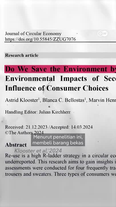 Belanja barang bekas mungkin malah berdampak buruk bagi Bumi?