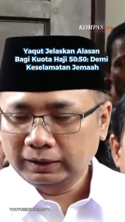 Yaqut Jelaskan Alasan Bagi Kuota Haji 50:50: Demi Keselamatan Jemaah
