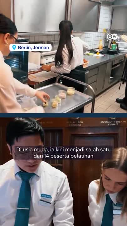 Para Peserta Pelatihan Muda Bekerja Di Sebuah Hotel Di Berlin. Bisakah Mereka Hadapi Tekanannya?