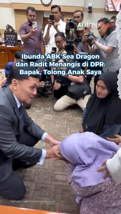 Ibunda ABK Sea Dragon Dan Radit Menangis Di DPR: Bapak, Tolong Anak Saya
