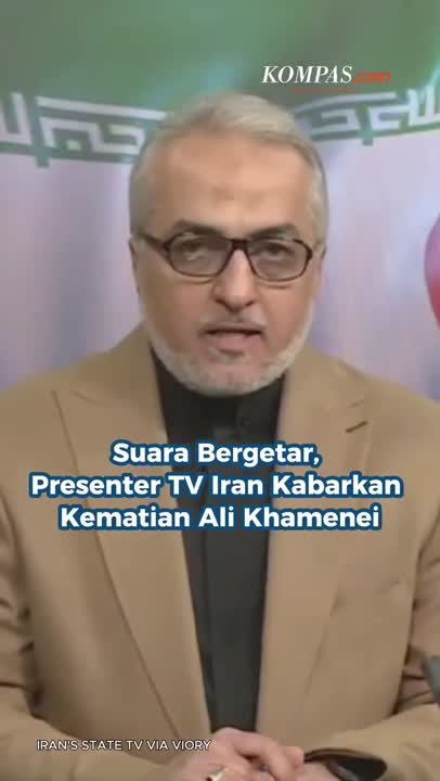 Suara Bergetar, Presenter TV Iran Kabarkan Kematian Ali Khamenei