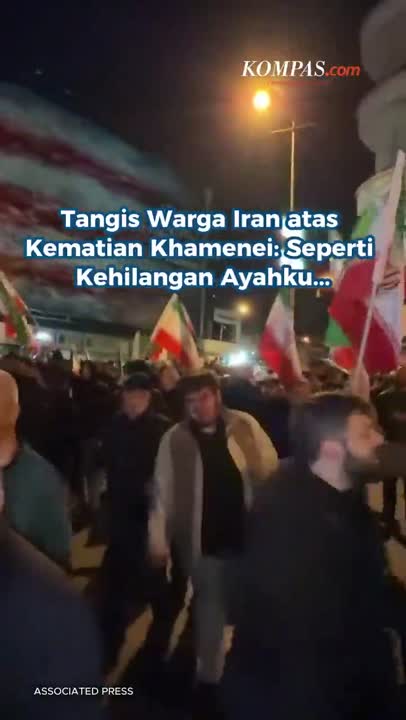 Tangis Warga Iran atas Kematian Khamenei: Seperti Kehilangan Ayahku...