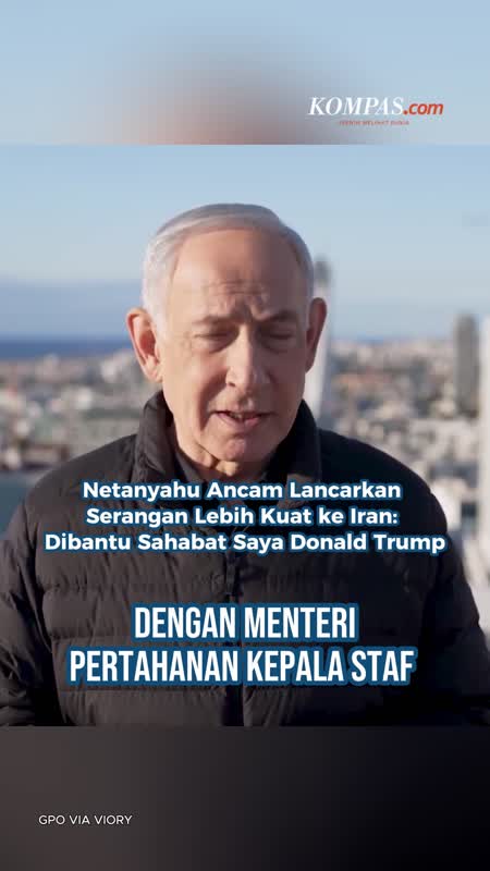 Netanyahu Ancam Lancarkan Serangan Lebih Kuat Ke Iran