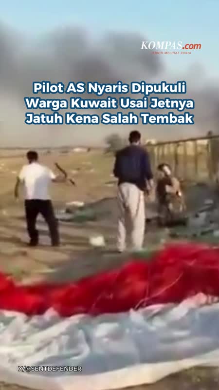 Pilot AS Nyaris Dipukuli Warga Kuwait Usai Jetnya Jatuh Kena Salah Tembak