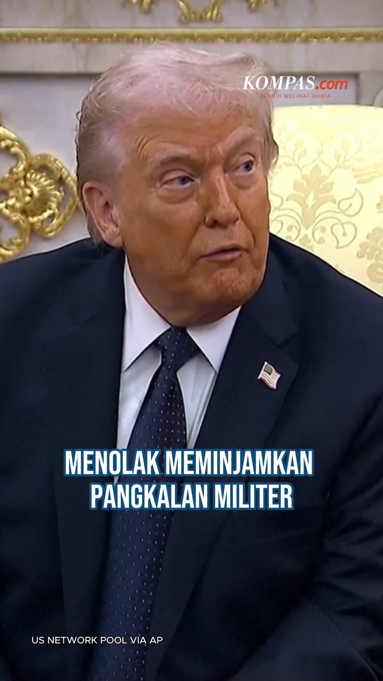 Trump Ngamuk 2 Sekutu AS Ogah Pinjami Pangkalan Militer Untuk Serang Iran