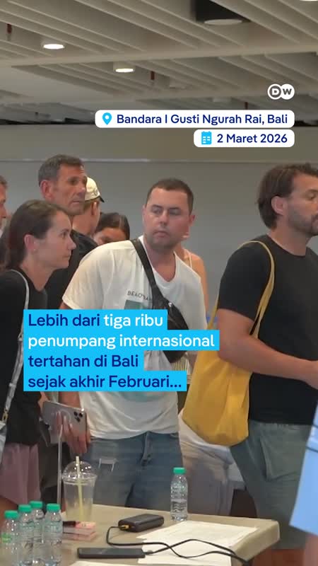 Ribuan Wisatawan Tertahan Di Bali Akibat Perang AS–Israel Dengan Iran