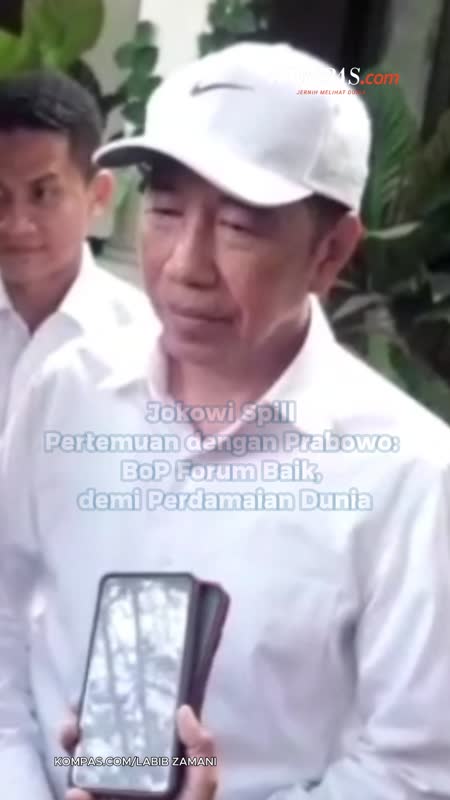 Jokowi Spill Pertemuan Dengan Prabowo: BoP Forum Baik, Demi Perdamaian Dunia