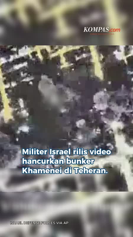 Israel Klaim Hancurkan Bunker Khamenei