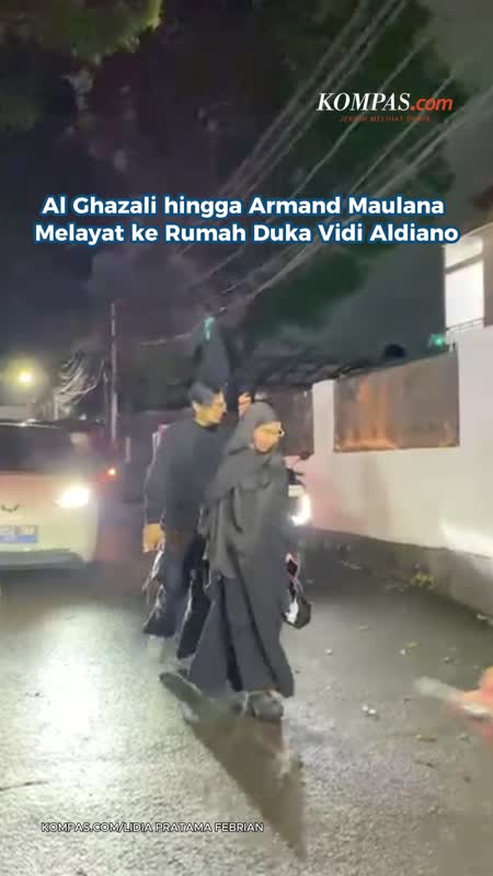 Al Ghazali hingga Armand Maulana Melayat ke Rumah Duka Vidi Aldiano