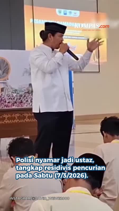 Polisi Di Padang Nyamar Jadi Ustaz, Tangkap Pelaku Pencurian