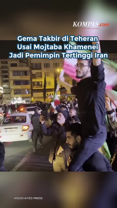 Gema Takbir Di Teheran Usai Mojtaba Khamenei Jadi Pemimpin Tertinggi Iran