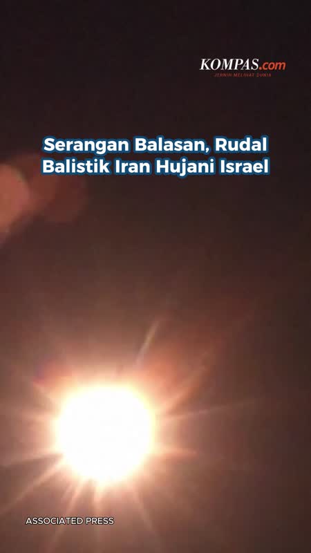 Serangan Balasan, Rudal Balistik Iran Hujani Israel