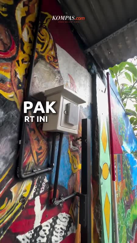 Modal Rp 3 Juta, Ketua RT Ini Bikin Gerbang Anti Curanmor