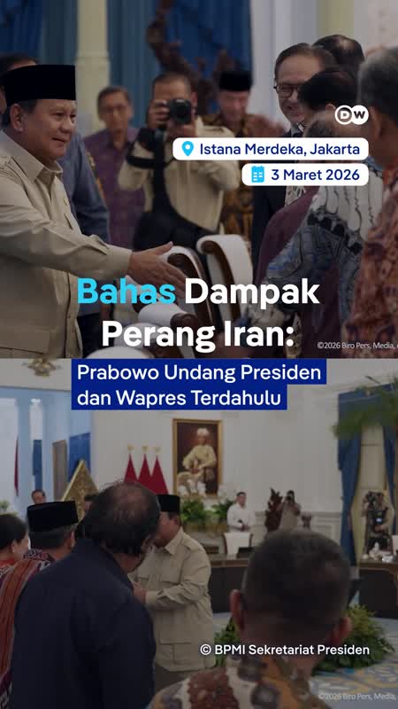 Perang Iran: Prabowo Undang Presiden Dan Wapres Terdahulu Bahas Geopolitik