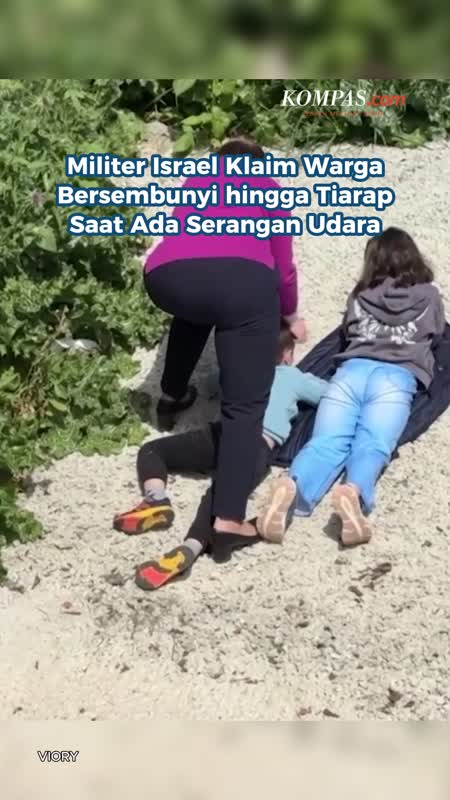 Militer Israel Klaim Warga Bersembunyi Hingga Tiarap Saat Ada Serangan Udara