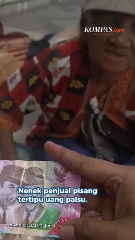 Pilu Nenek Penjual Pisang Dibayar Pakai Uang Mainan, Kini Takut Jualan