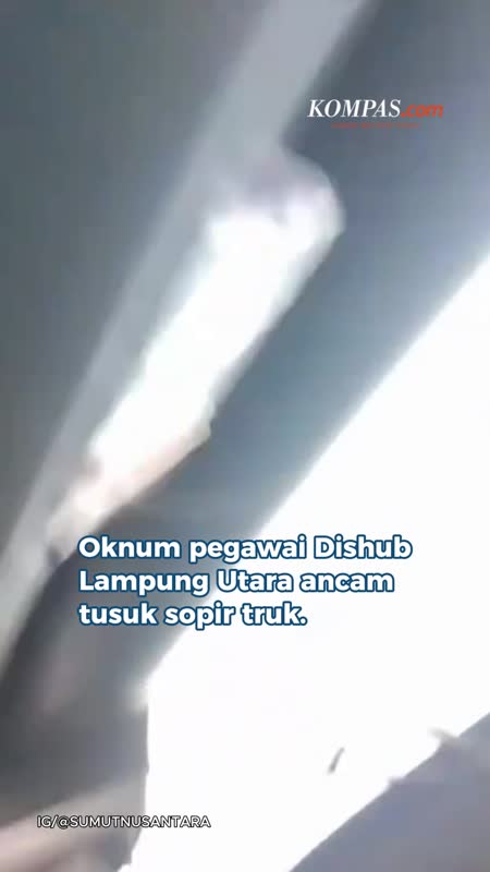 Ancaman Tusuk Sopir Terekam Kamera, Dishub Lampung Utara: Ada Pelanggaran