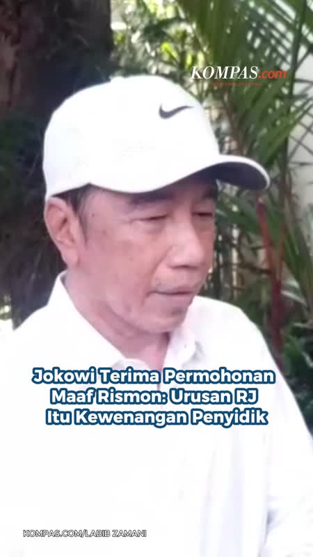 Jokowi Terima Permohonan Maaf Rismon: Urusan RJ Itu Kewenangan Penyidik