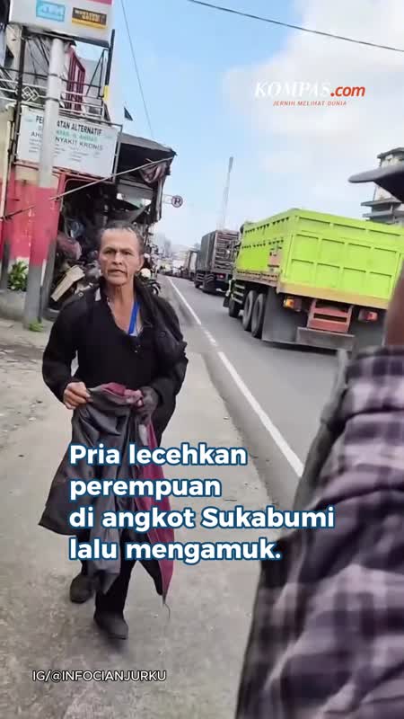 Lecehkan Penumpang Angkot, Pria di Sukabumi Malah Ngamuk Todongkan Sajam