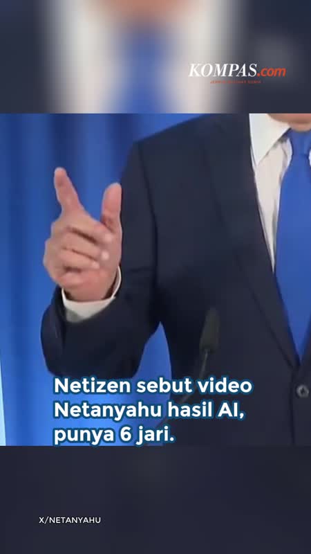 Video Netanyahu Disebut AI karena 6 Jari, Israel Bantah