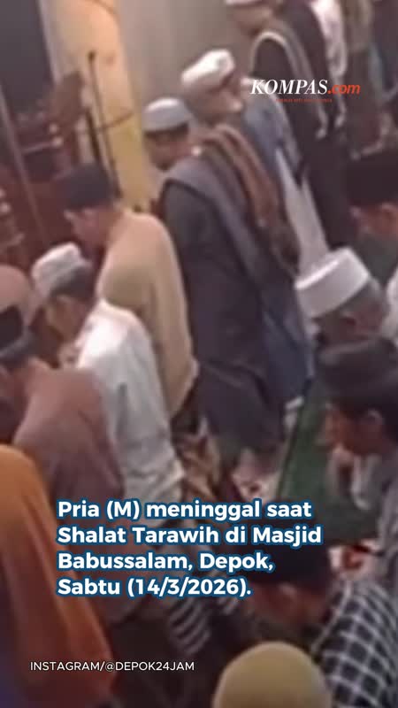 Tarawih Terakhir Pria Di Depok, Punya Riwayat Sakit Jantung
