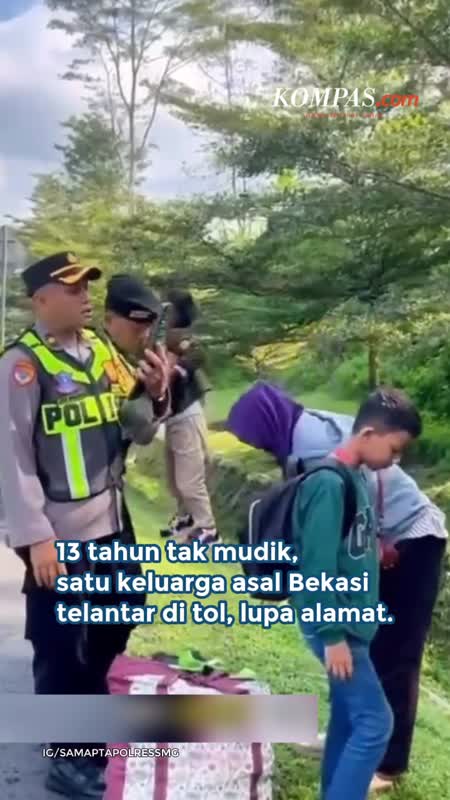 Nekat Turun Di Tengah Tol, Pemudik Asal Bekasi Telantar Usai 13 Tahun Tak Mudik