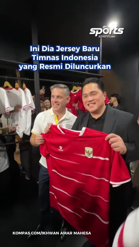 Ini Dia Jersey Baru Timnas Indonesia Yang Resmi Diluncurkan