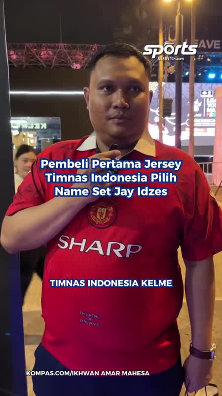 Pembeli Pertama Jersey Timnas Indonesia Pilih Name Set Jay Idzes
