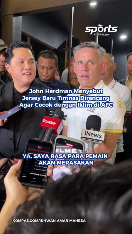 John Herdman Menyebut Jersey Baru Timnas Dirancang Agar Cocok Dengan Iklim Di Asia