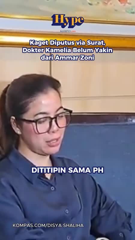 Kaget Diputusin via Surat, Dokter Kamelia Belum Yakin Itu Surat dari Ammar Zoni