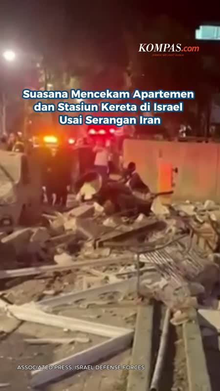 Suasana Mencekam Apartemen Dan Stasiun Kereta Di Israel Usai Serangan Iran
