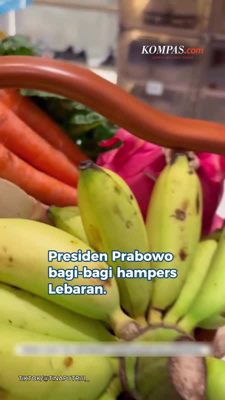 Hampers Prabowo Isinya Buah Dan Sayur, Raffi Ahmad-Baim Wong Dikirimi