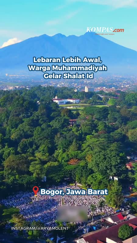 Lebaran Lebih Awal, Warga Muhammadiyah Gelar Shalat Id