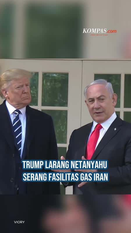 Trump Larang Netanyahu Serang Gas Iran, Energi Global Bisa Terancam