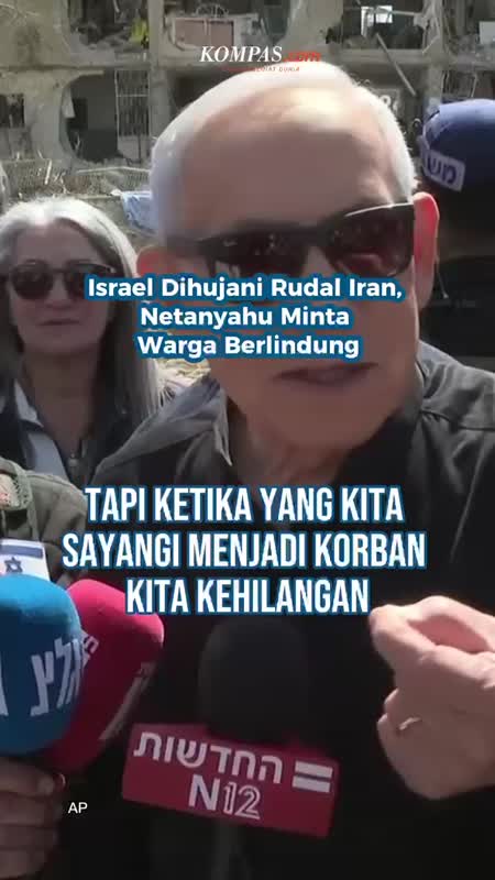 Israel Dihujani Rudal Iran, Netanyahu Minta Warga Berlindung