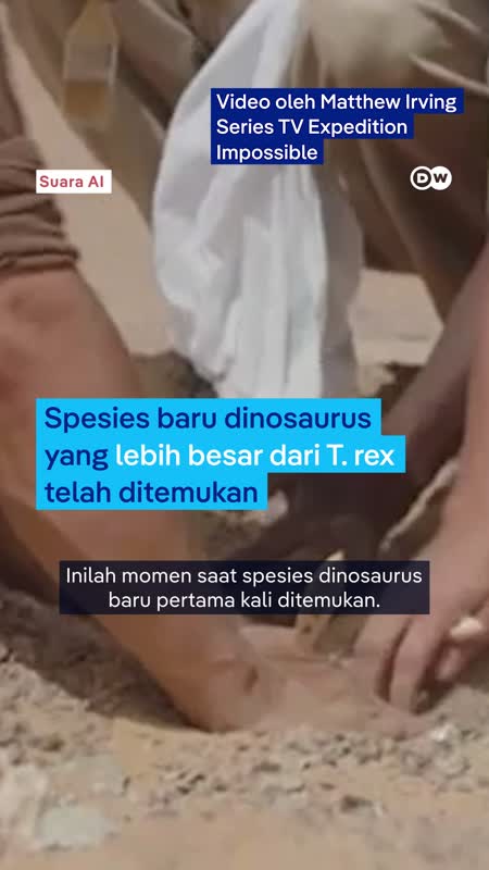 Dinosaurus Baru Ditemukan di Sahara, Lebih Besar dari T. Rex!