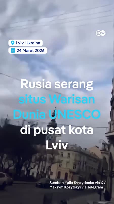 Rusia Serang Situs Warisan UNESCO Di Lviv