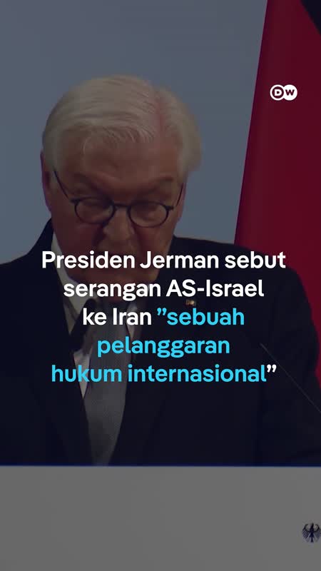 Presiden Jerman Sebut Perang AS-Israel Dengan Iran Sebagai Sebuah Kesalahan