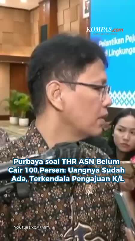 Purbaya Soal THR ASN Belum Cair 100 Persen: Uangnya Sudah Ada, Terkendala Pengajuan K/L