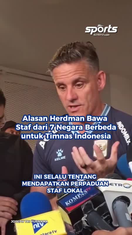 Alasan Herdman Bawa Staf dari 7 Negara Berbeda untuk Timnas Indonesia
