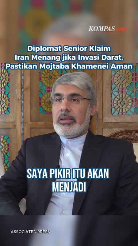 Diplomat Senior Klaim Iran Menang Jika Invasi Darat, Pastikan Mojtaba Khamenei Aman