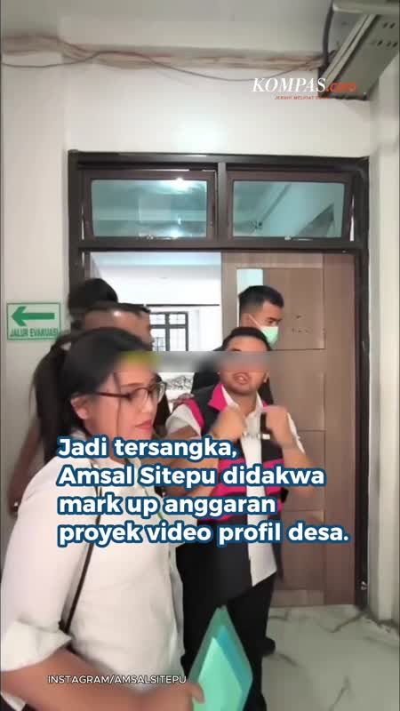 Amsal Sitepu Ditahan, Didakwa Mark Up Anggaran Proyek Video Desa