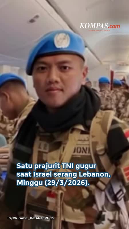 Praka Farizal, Prajurit Penjaga Perdamaian Gugur Saat Israel Serang Lebanon