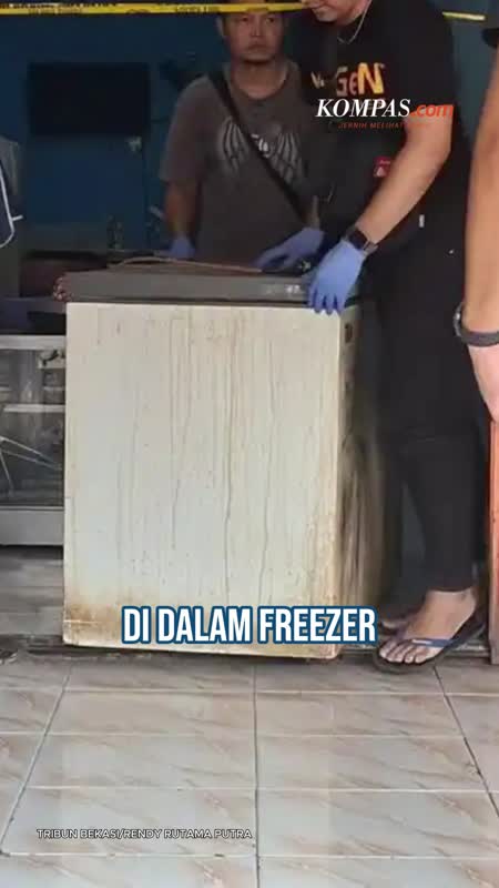Nasib Tragis Pria Di Bekasi, Dimutilasi Dan Ditemukan Dalam Freezer Warung Ayam Geprek