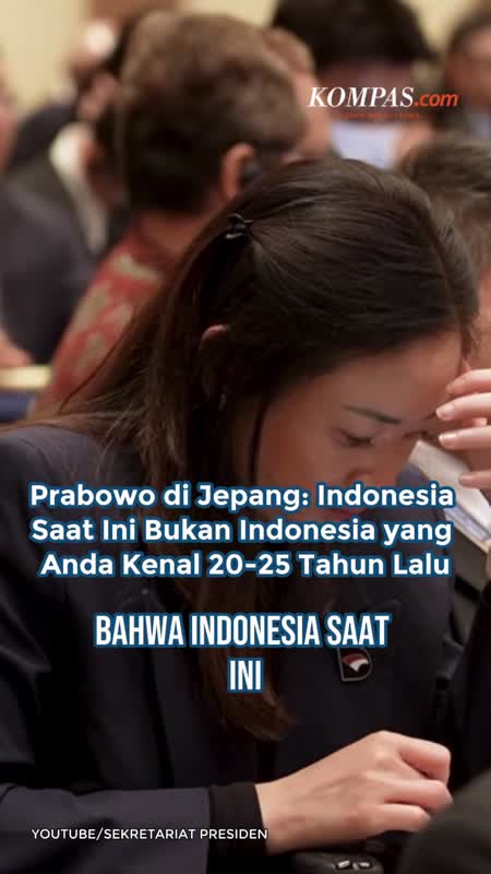 Prabowo di Jepang: Indonesia Saat Ini Bukan Indonesia yang Anda Kenal 20-25 Tahun Lalu