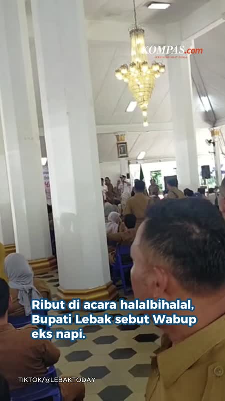 Ribut Saat Halalbihalal, Bupati Lebak Sebut Wabup Mantan Napi