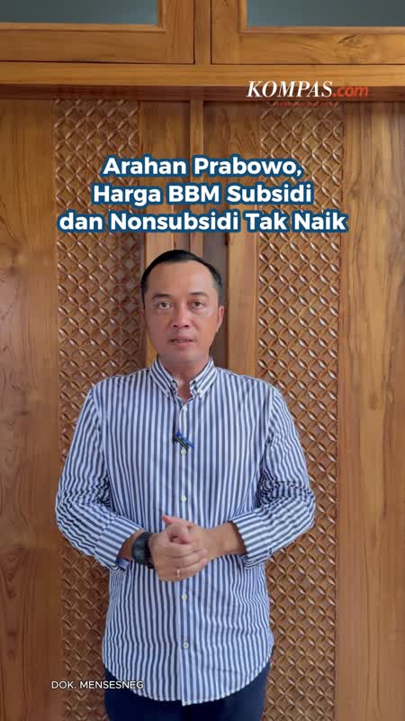 Arahan Prabowo, Harga BBM Subsidi Dan Nonsubsidi Tak Naik