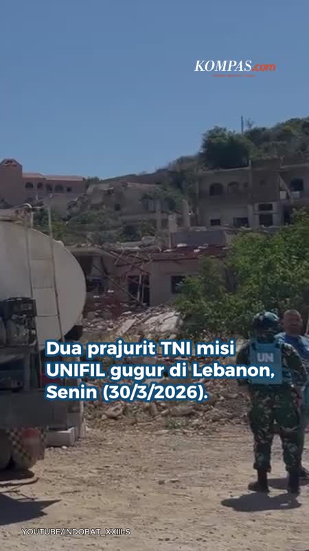 Dua Prajurit TNI UNIFIL Gugur di Lebanon, Terjadi Ledakan Saat Konvoi