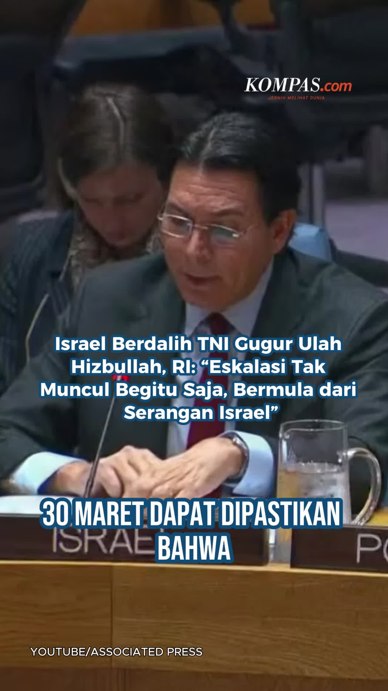 Israel Berdalih TNI Gugur Ulah Hizbullah, RI: “Eskalasi Tak Muncul Begitu Saja"